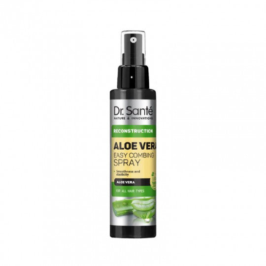 DR.SANTE purškiklis lengvam iššukavimui visų tipų plaukams Aloe Vera, 150 ml.
