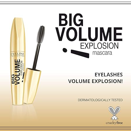 Eveline Big Volume Explosion blakstienų tušas(juodas) 10ml. - veidui-Damų Kampelis