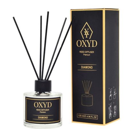 OXYD Diamond namų kvapas su lazdelėmis 120 ml.