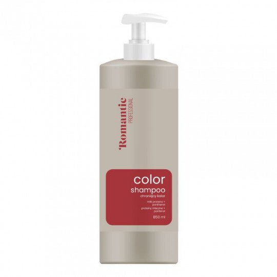 ROMANTIC PROFESSIONAL šampūnas apsaugantis spalvą dažytiems ir nežvilgantiems plaukams Color, 850 ml - plaukams-Damų Kampelis