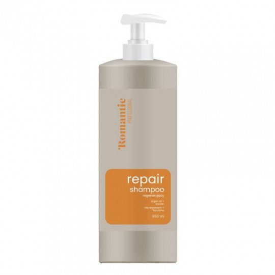 ROMANTIC PROFESSIONAL šampūnas atstatomasis pažeistiems ir matiniams plaukams Repair, 850 ml - plaukams-Damų Kampelis