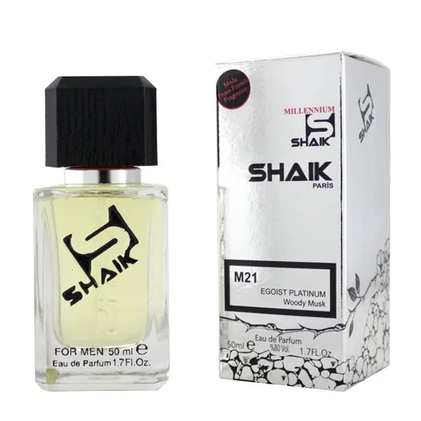SHAIK M21 vyriški kvepalai (įkvėpti Chanel Egoiste Platinum), 50 ml.