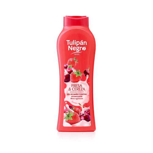 Tulipán Negro dušo želė Fresa & Cereza, 650 ml.