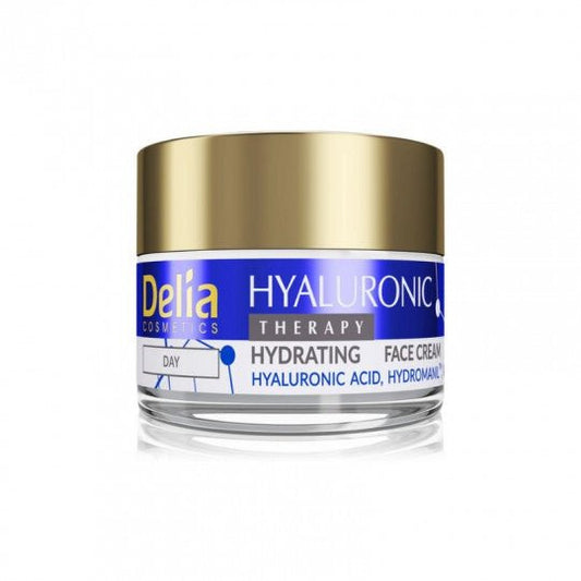 DELIA Hyaluronic Therapy kremas veidui drėkinamasis, 50 ml - veidui - Damų Kampelis
