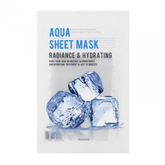 EUNYUL Purity lakštinė veido kaukė drėkinamoji Aqua, 22 ml.