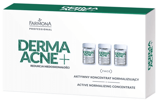 FARMONA Professional DermaAcne+ koncentratas veidui aktyvus normalizuojantis, 5 x 5 ml-veidui-Damų Kampelis