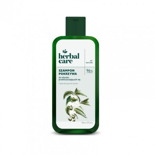HERBAL CARE šampūnas riebiems plaukams su dilgėlių ekstraktu, 330 ml - plaukams - Damų Kampelis