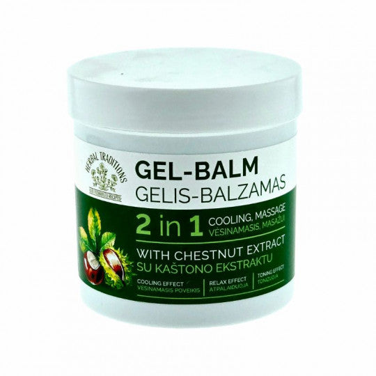 HERBAL TRADITIONS gelis - balzamas su kaštono ekstraktu, 250 ml.