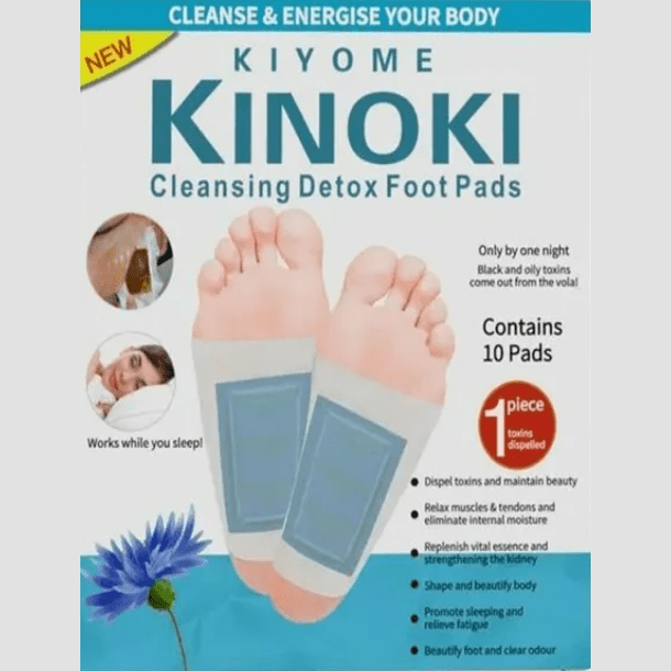 Detoksikaciniai KINOKI pleistrai - DETOX 10 vnt.(8 rūšys) - sveikatai - Damų Kampelis