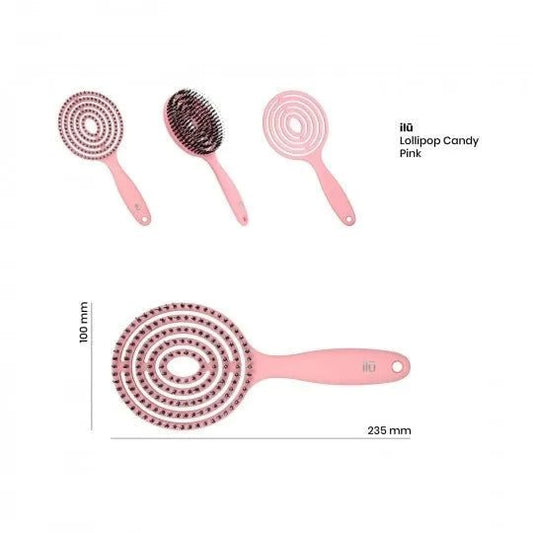 Lollipop plaukų šepečiai (Korėja) - Plaukams - Damų Kampelis