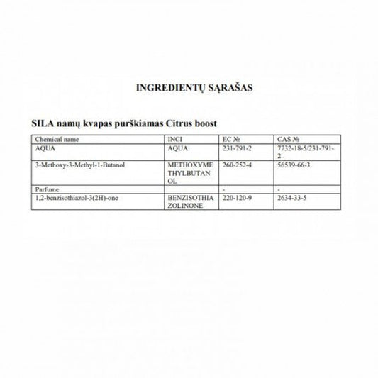 SILA purškiamas namų kvapas Citrus boost, 400 ml - namams - Damų Kampelis
