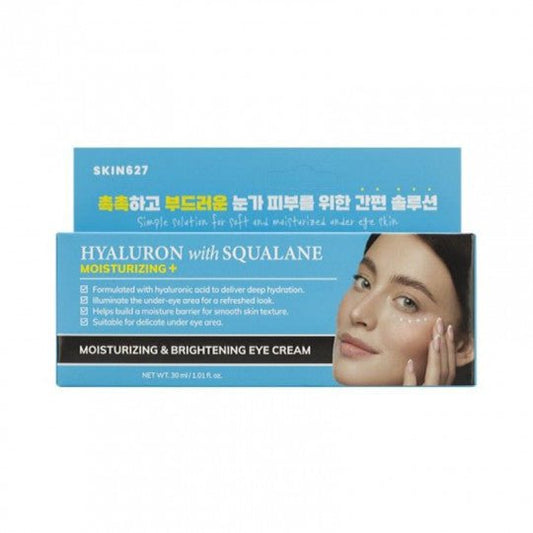 SKIN627 paakių kremas drėkinamasis su hialuronu ir skvalanu, 30 ml. - veidui - Damų Kampelis