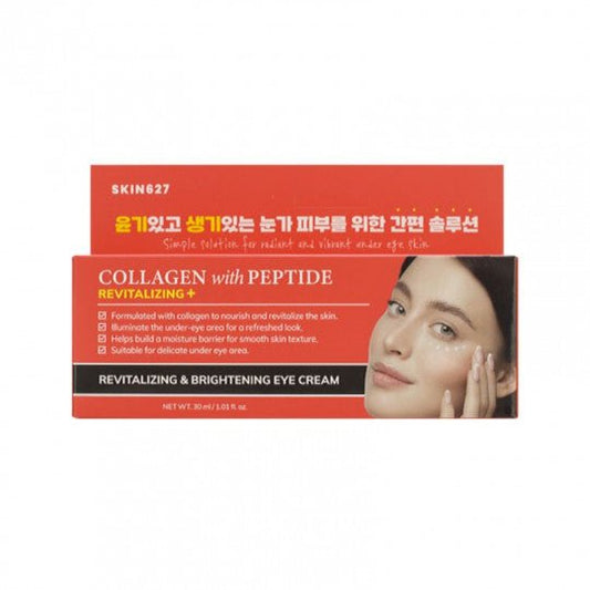 SKIN627 paakių kremas gaivinamasis su kolagenu ir peptidais, 30 ml. - veidui - Damų Kampelis