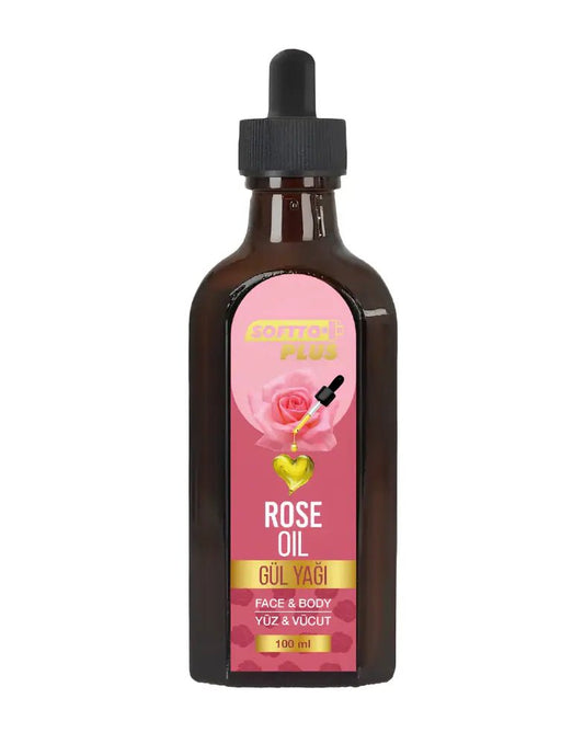 SOFTTO PLUS Rožių aliejus veidui ir kūnui, 100 ml-Veidui ir kūnui-Damų Kampelis
