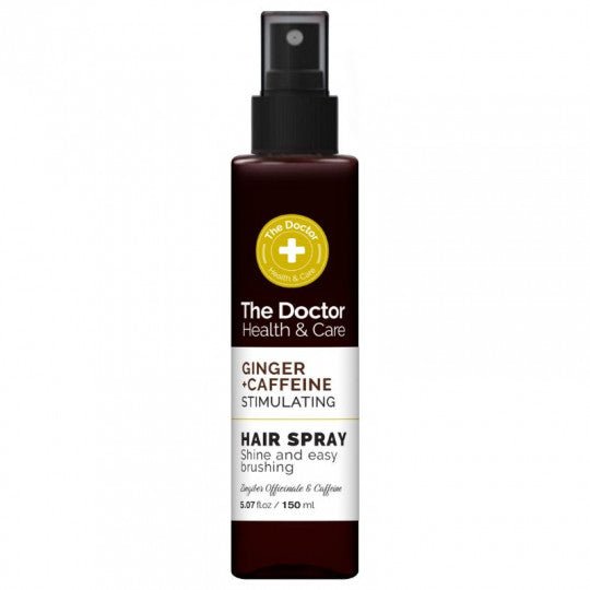 THE DOCTOR purškiklis plaukams Imbieras + Kofeinas Stimuliuojantis, 150 ml - plaukams - Damų Kampelis
