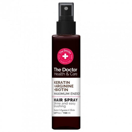 THE DOCTOR purškiklis plaukams Keratinas + Argininas + Biotinas maksimali energija, 150 ml - plaukams - Damų Kampelis
