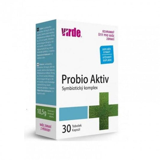 Maisto papildas VIRDE Probio aktiv gerosios bakterijos, 30 kapsulių - sveikatai - Damų Kampelis