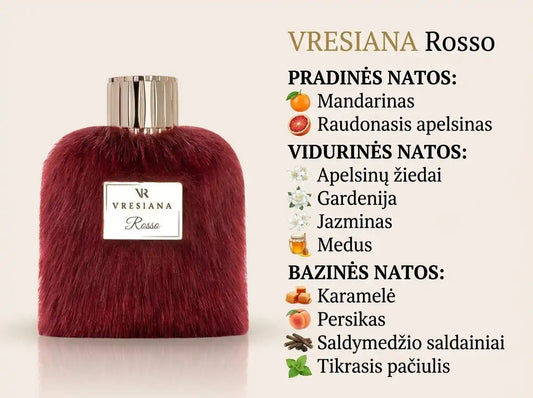 Vresiana Pelliccia Rosso parfumuotas vanduo 100 ml.-Kvapai-Damų Kampelis