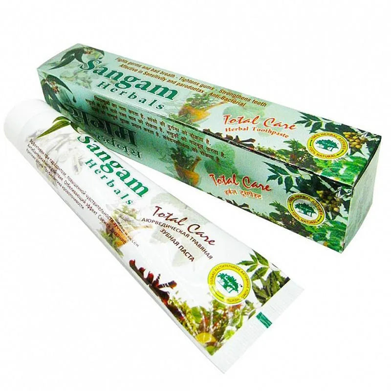 Sangam Herbals Total Care ajurvedinė dantų pasta, 100 g