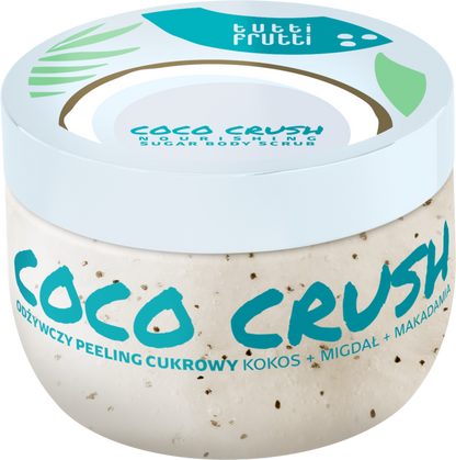 Tutti Frutti Coco Crush kūno šveitiklis su cukrumi, 300 g