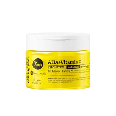 7 DAYS My Beauty Week veido padeliai su AHA rūgštimis ir Vitaminu C, 50 vnt. (150ml) - veidui - Damų Kampelis