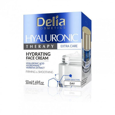 DELIA Hyaluronic Therapy kremas veidui drėkinamasis, 50 ml - veidui - Damų Kampelis