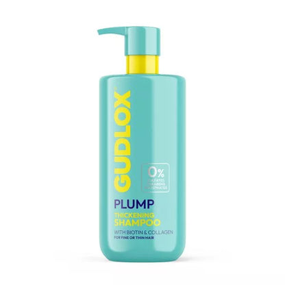 GUDLOX Plump Thickening Shampoo – apimties šampūnas su kolagenu ir biotinu plonų plaukų, 400 ml