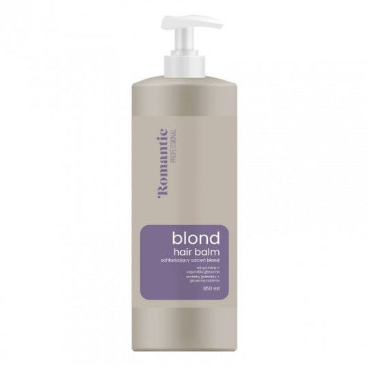 ROMANTIC PROFESSIONAL balzamas šviesintiems plaukams su violetiniu pigmentu Blond, 850 ml.