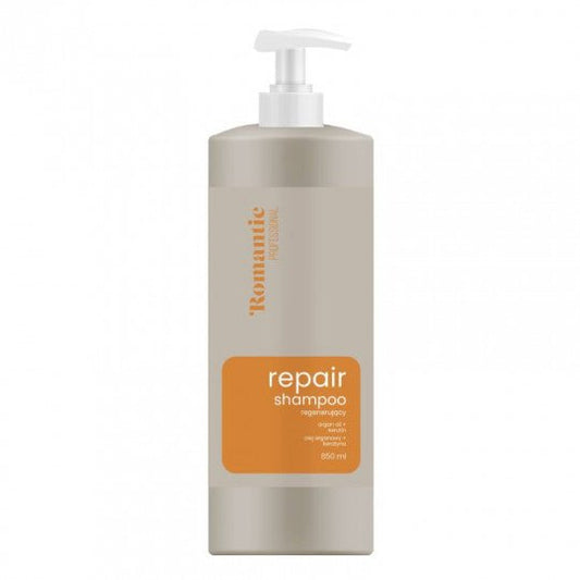 ROMANTIC PROFESSIONAL šampūnas atstatomasis pažeistiems ir matiniams plaukams Repair, 850 ml - plaukams-Damų Kampelis