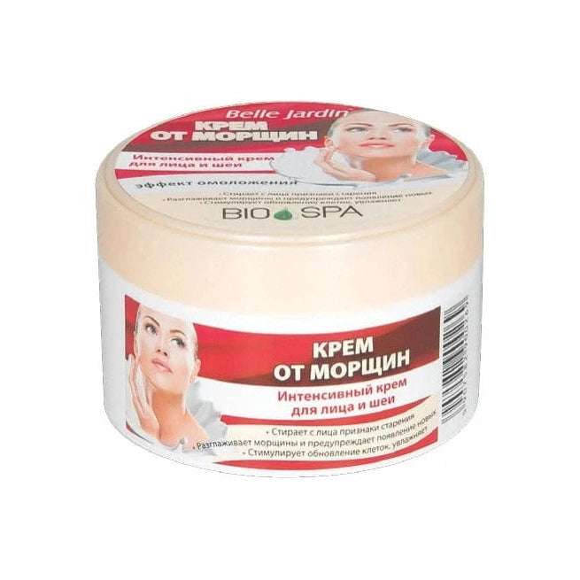 BELLE JARDIN SPA NATURELLE Veido ir kaklo kremas nuo raukšlių, 200 ml