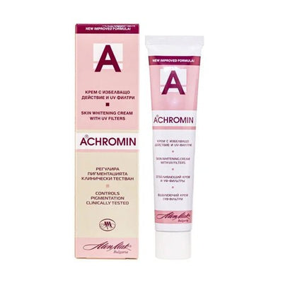 Balinamasis kremas su UV filtrais ACHROMIN, 45 ml - kūnui - Damų Kampelis