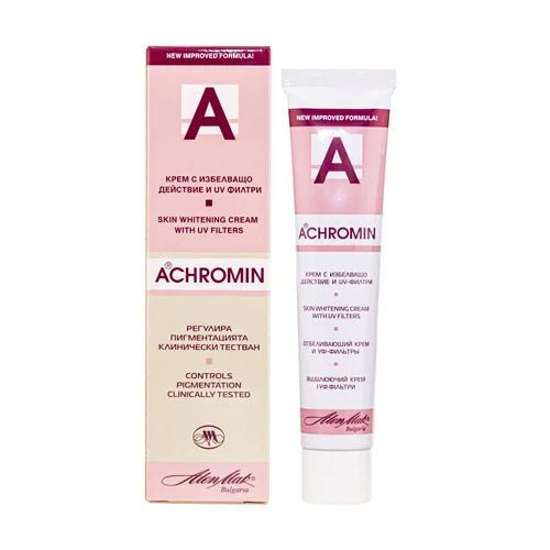 Balinamasis kremas su UV filtrais ACHROMIN, 45 ml - kūnui - Damų Kampelis