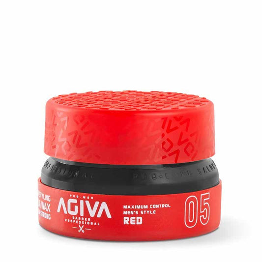 AGIVA 05 Red plaukų vaškas maksimalios fiksacijos, 155 ml. - plaukams - Damų Kampelis
