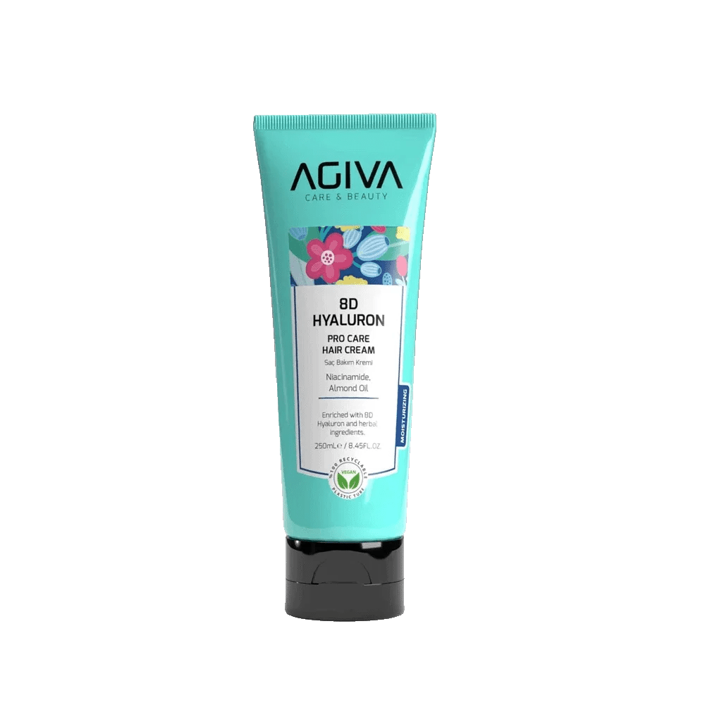 AGIVA 8D HYALURON Pro Care drėkinamasis plaukų kremas, 250 ml-plaukams-Damų Kampelis
