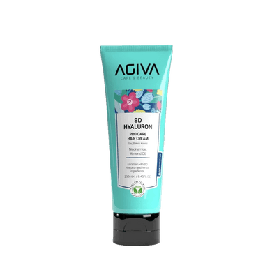 AGIVA 8D HYALURON Pro Care drėkinamasis plaukų kremas, 250 ml-plaukams-Damų Kampelis