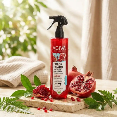AGIVA COLOR GUARD dvifazis purškiamas kondicionierius dažytiems plaukams, 400 ml-Plaukams-Damų Kampelis