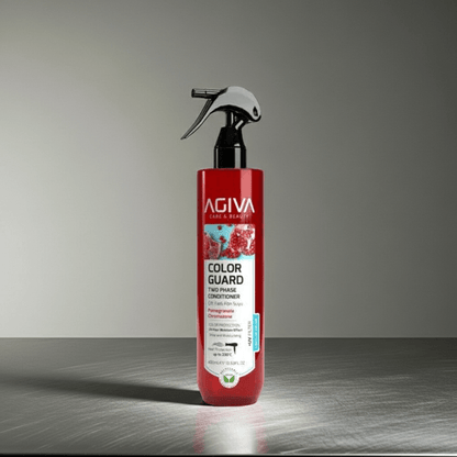 AGIVA COLOR GUARD dvifazis purškiamas kondicionierius dažytiems plaukams, 400 ml-Plaukams-Damų Kampelis