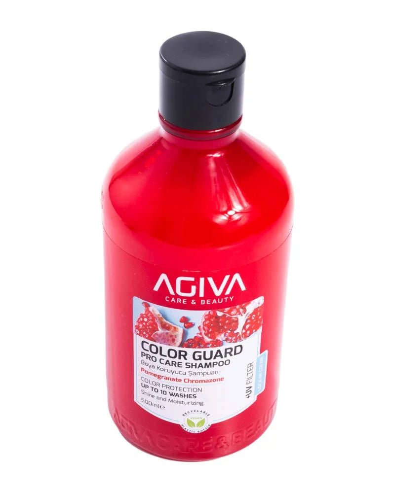 AGIVA Color Protection plaukų šampūnas su granatų ekstraktu 500 ml - kūnui - Damų Kampelis
