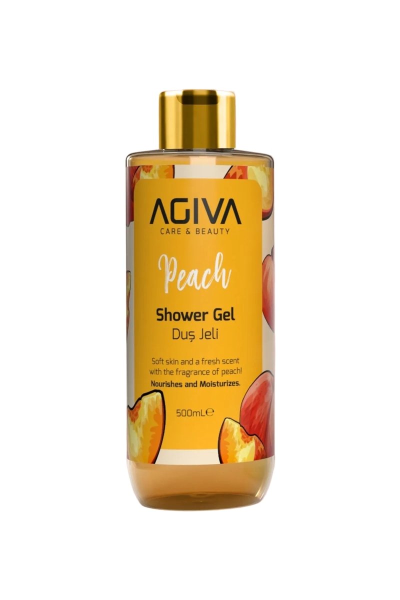 AGIVA dušo gelis PERSIKAS, 500 ml-Kūnui-Damų Kampelis