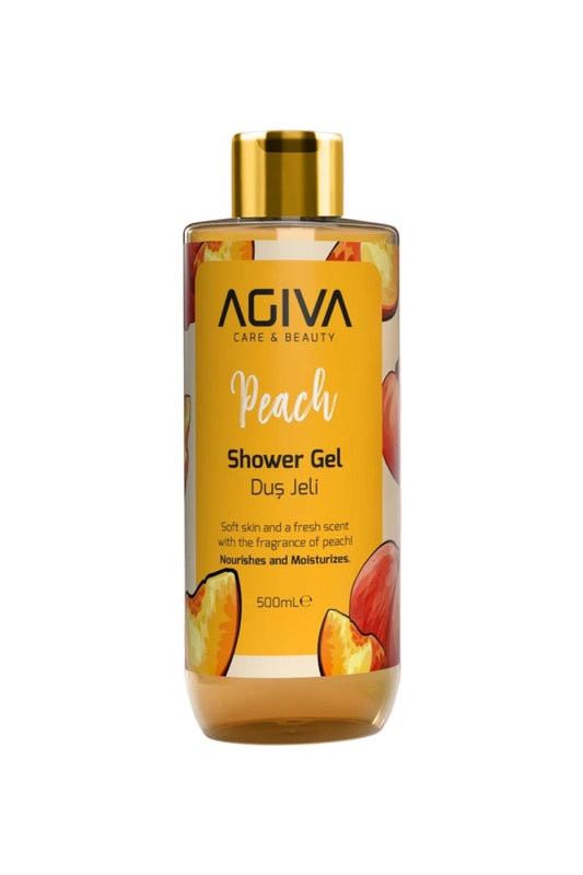 AGIVA dušo gelis PERSIKAS, 500 ml-Kūnui-Damų Kampelis