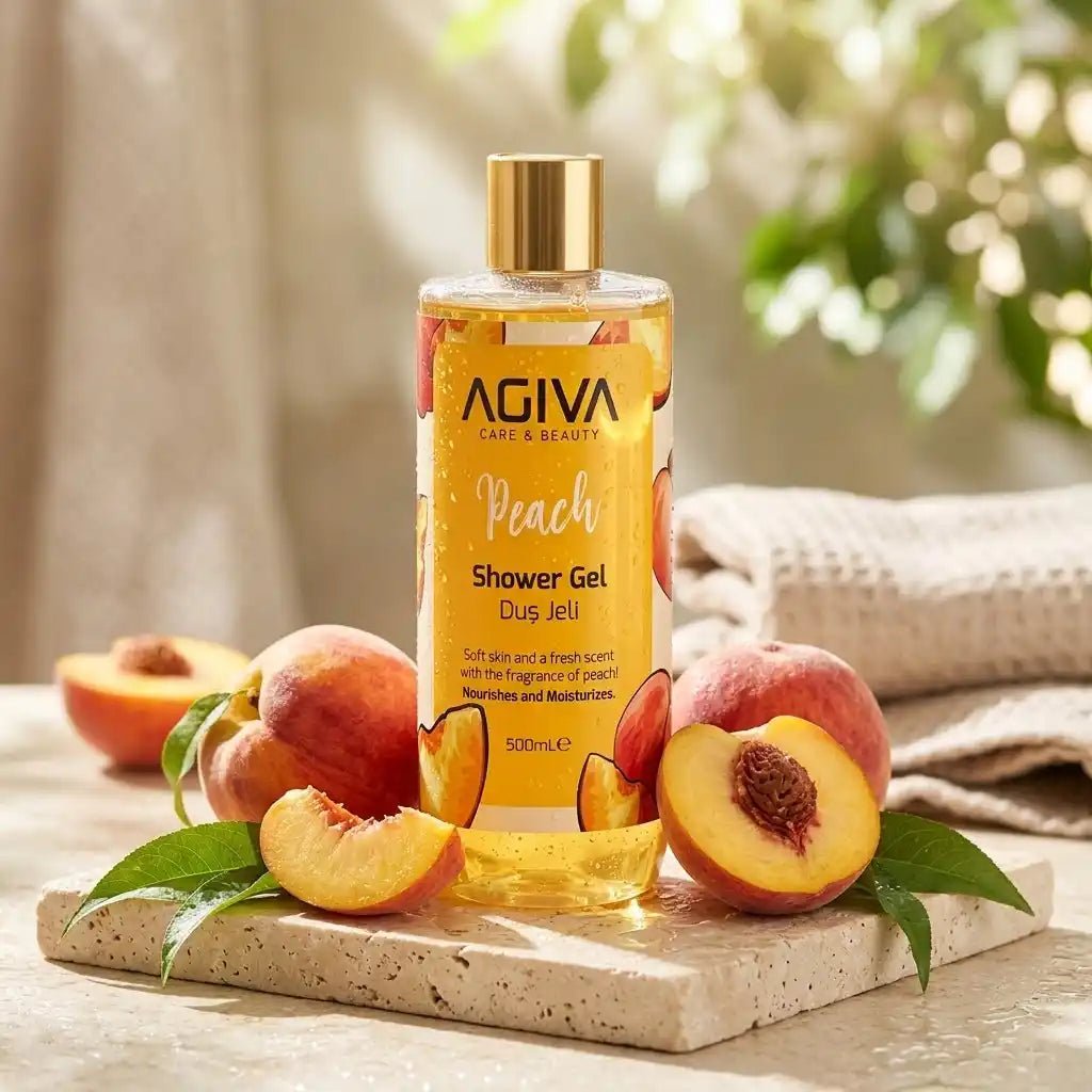 AGIVA dušo gelis PERSIKAS, 500 ml-Kūnui-Damų Kampelis