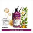 AGIVA Keratin Complex stiprinantis plaukų šampūnas 500 ml - kūnui - Damų Kampelis