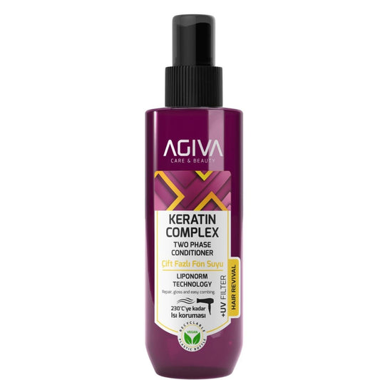 AGIVA Keratino Dvifazis plaukų purškiklis su apsauga nuo karščio 250 ml-Plaukams-Damų Kampelis