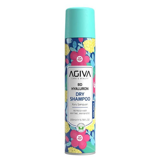 AGIVA sausas šampūnas 8D Hyaluron, 200ml. - plaukams - Damų Kampelis