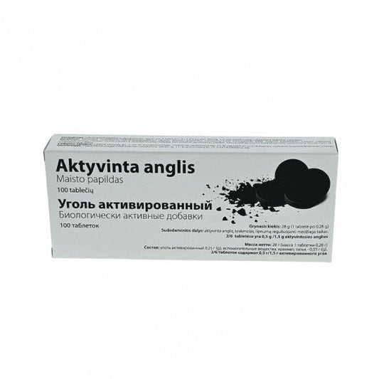 Aktyvinta Anglis maisto papildas, N100 dėžutėje-Sveikatai-Damų Kampelis