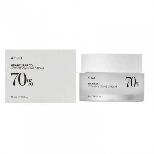 ANUA Heartleaf 70% Intense Calming Cream odą raminantis kremas, 50 ml-Veidui-Damų Kampelis