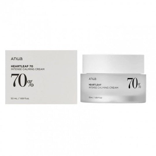 ANUA Heartleaf 70% Intense Calming Cream odą raminantis kremas, 50 ml-Veidui-Damų Kampelis