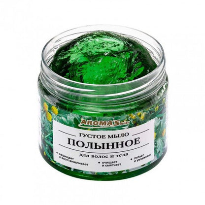 AROMA'SAULES tirštas muilas kūnui ir plaukams(Levandų/Šaltalankių/Spygliuočių/Eukaliptų/Deguto/Pelynų), 250 ml - kūnui - Damų Kampelis