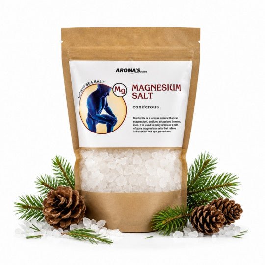 AROMA'SAULES vonios druska natūrali su spygliuočiais, 1 kg-Kūnui-Damų Kampelis