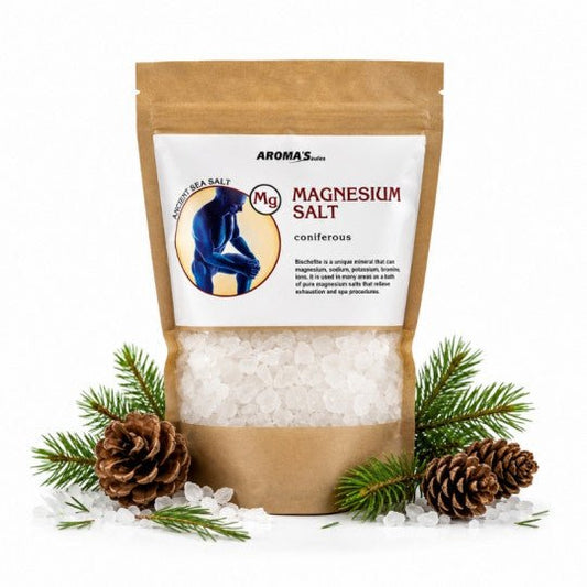 AROMA'SAULES vonios druska natūrali su spygliuočiais, 1 kg-Kūnui-Damų Kampelis